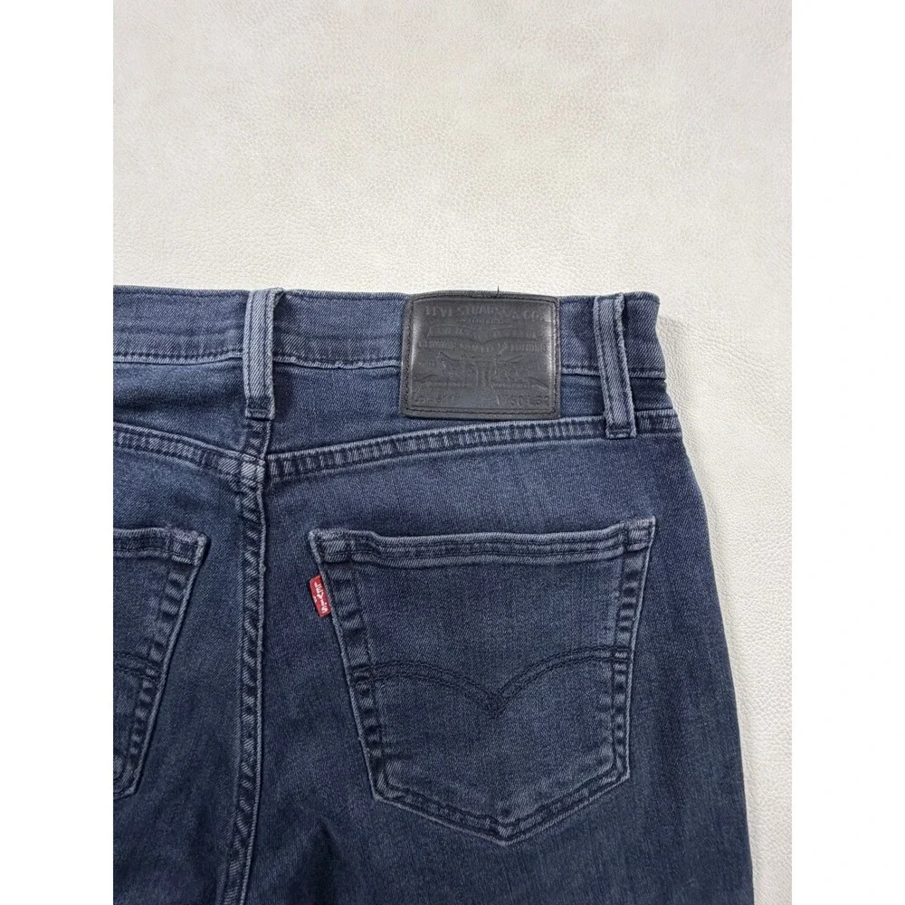 Levis Premium 511 Slim Fit Jeans Mens 30x32 Dark Indigo Stretch Denim 04511-2090